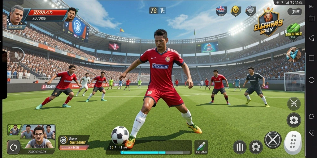 Menampilkan gameplay seru dari 789RP di arena olahraga.