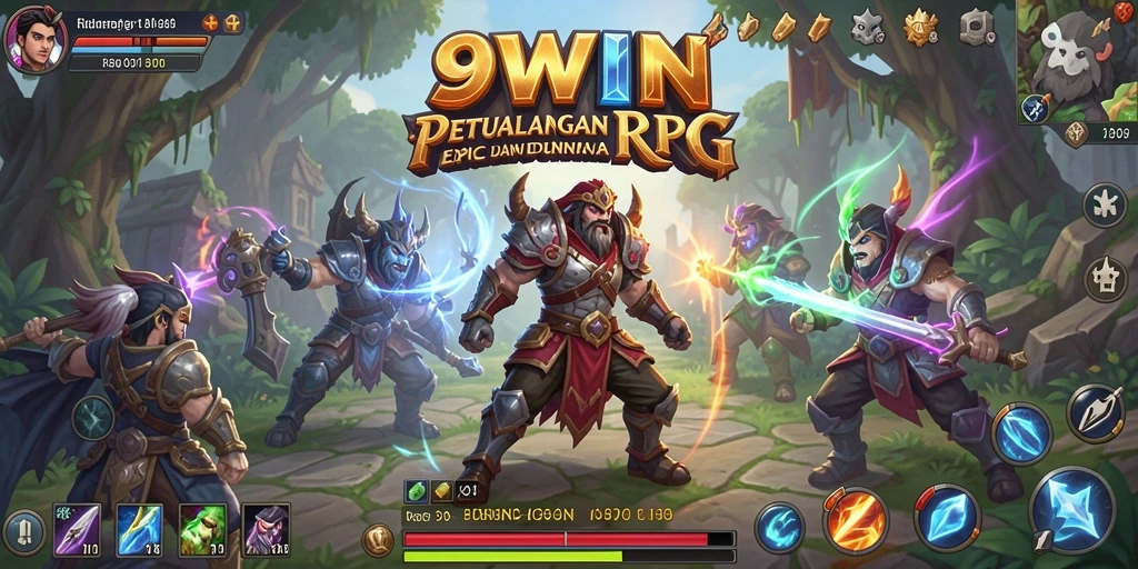 Gameplay RPG mendalam dengan grafis menakjubkan di 9WIN.