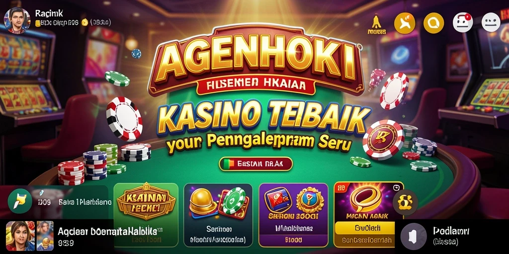 Screenshot AGENHOKI menampilkan gameplay seru dan menarik di Kasino.