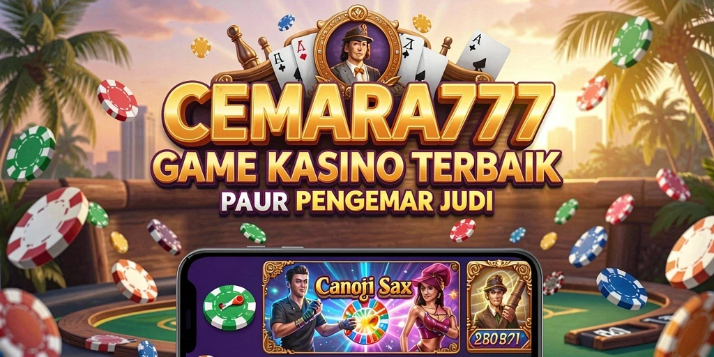 Tampilan utama CEMARA777 yang menampilkan permainan kasino yang menarik dan penuh aksi.