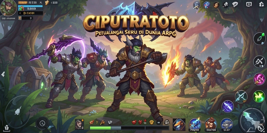 Tampilan menakjubkan dari aksi gameplay ARPG di CIPUTRATOTO.