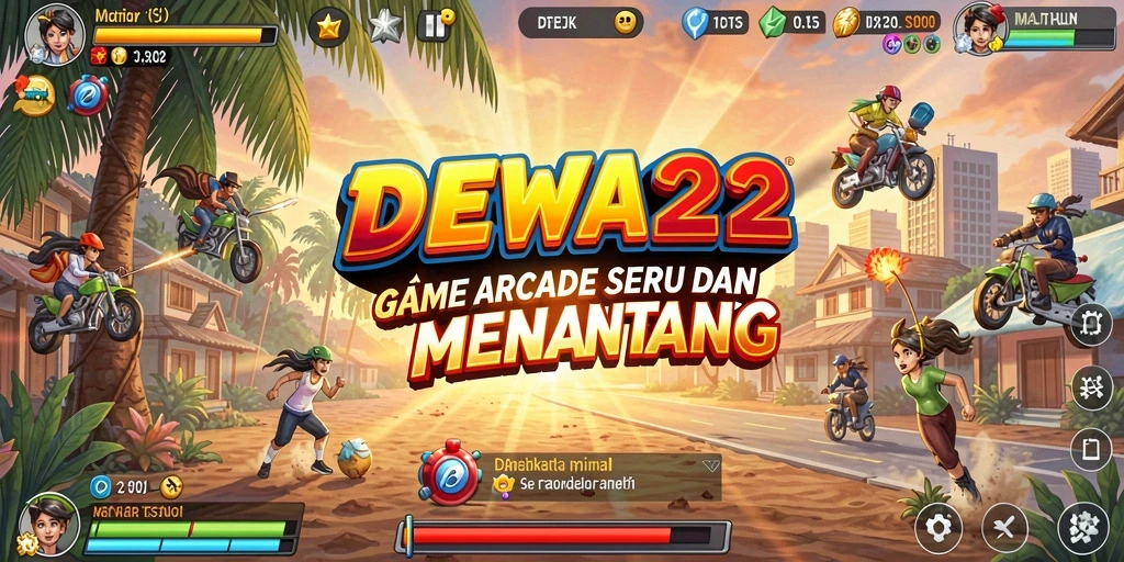 Tampilan gameplay seru DEWA22 dalam aksi penuh tantangan.