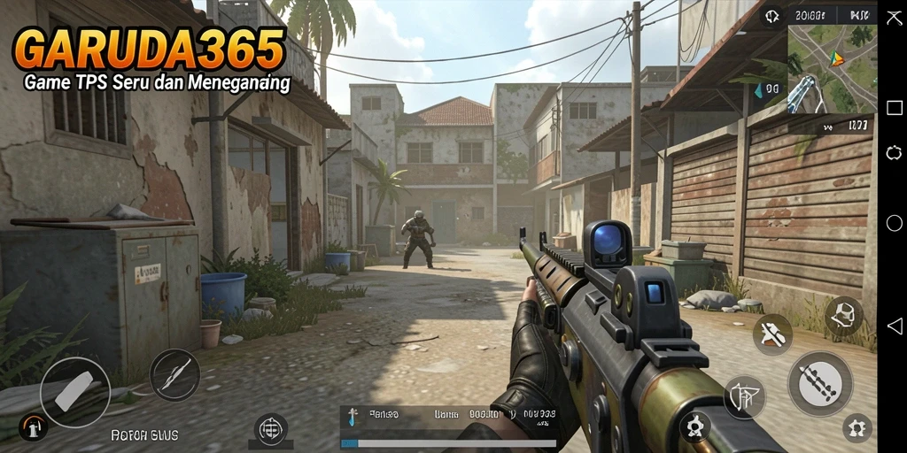 Tampilan gameplay GARUDA365 yang penuh aksi dan strategi.