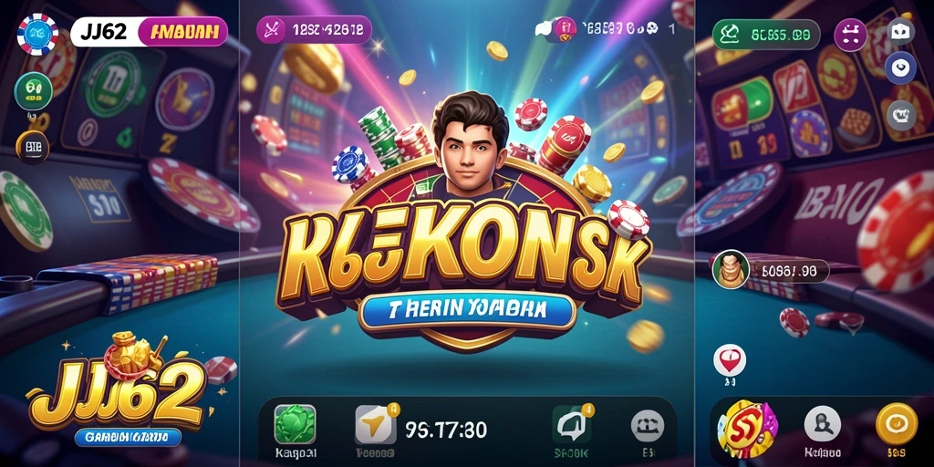 Tampilan menarik dari gameplay Kasino JJ62 yang seru.