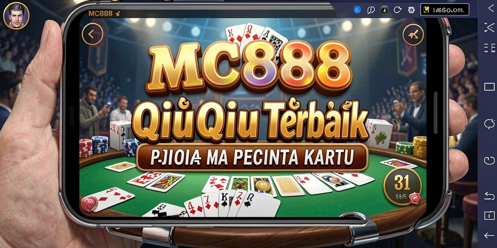 Screenshot gameplay MC888 yang menampilkan aksi QiuQiu seru.