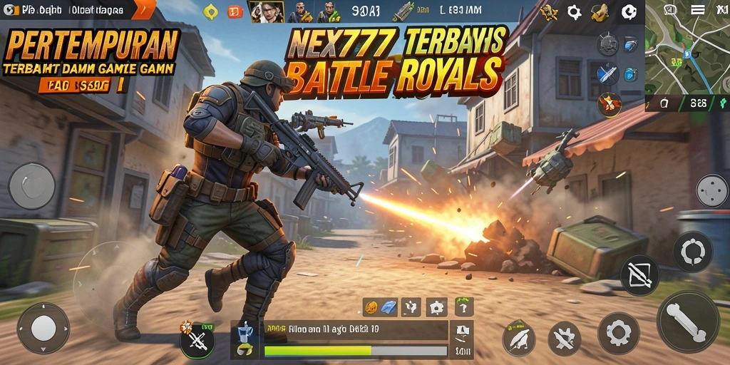 Tampak gameplay mendebarkan dalam NEX777, penuh aksi dan strategi.