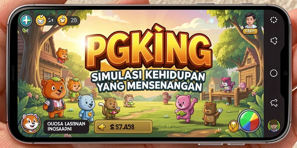 Tampilan gameplay yang menarik dalam simulasi PGKING.