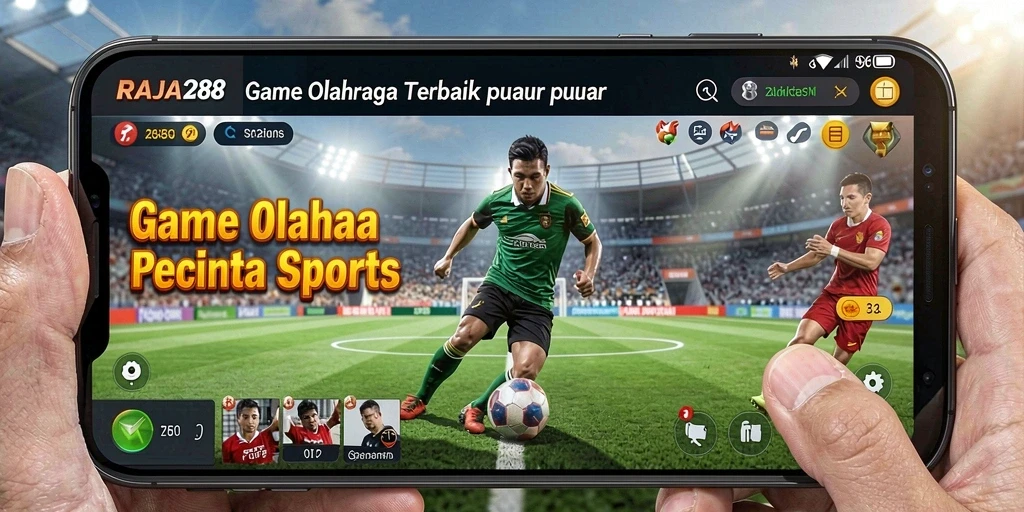 Tampilan gameplay seru dari RAJA288 dengan aksi olahraga yang mendebarkan.