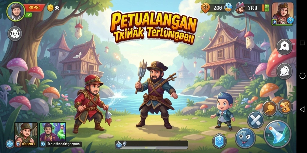 Tampilan gameplay menarik dari RP8 dengan karakter Anime.