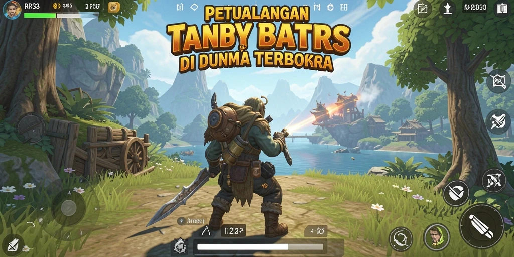 Gameplay RR33 yang menampilkan eksplorasi dunia terbuka yang menakjubkan.