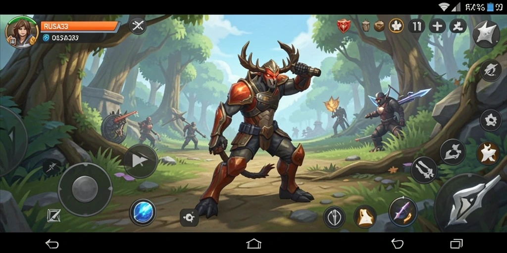 Screenshot utama RUSA33 dengan tampilan antarmuka yang sederhana dan fungsional.