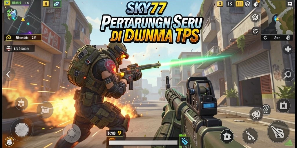 Gameplay seru dengan grafis menawan di SKY77.