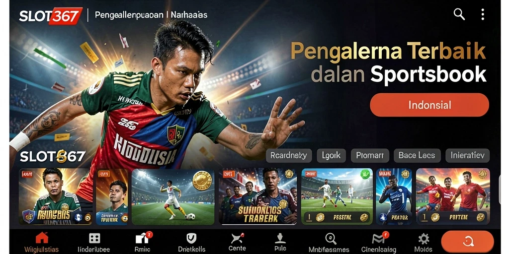 Tampilan menarik dari gameplay aplikasi sportsbook SLOT367.