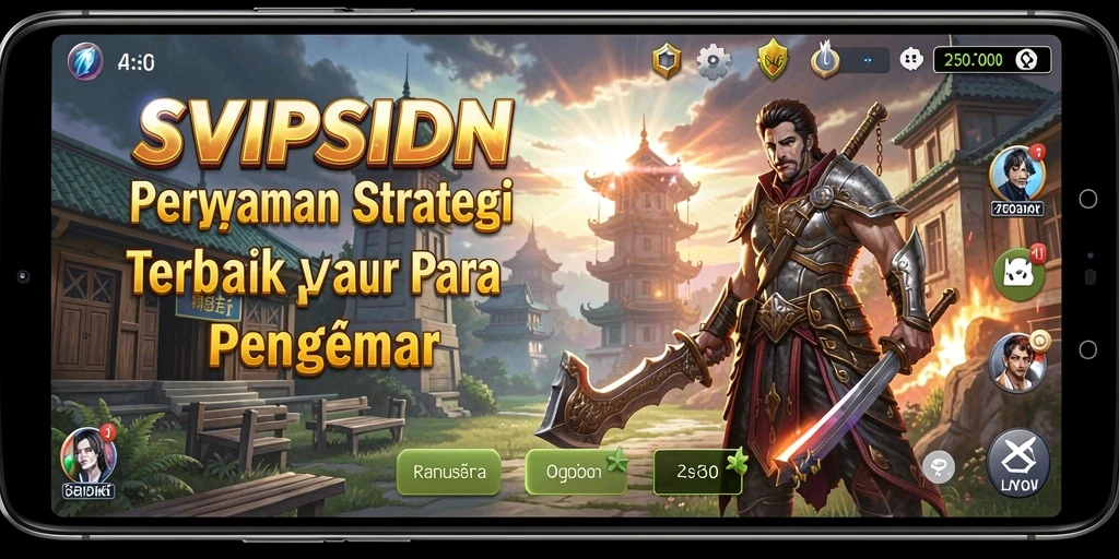Screenshot menunjukkan aksi mendebarkan dalam gameplay strategi SVIPSIDN.