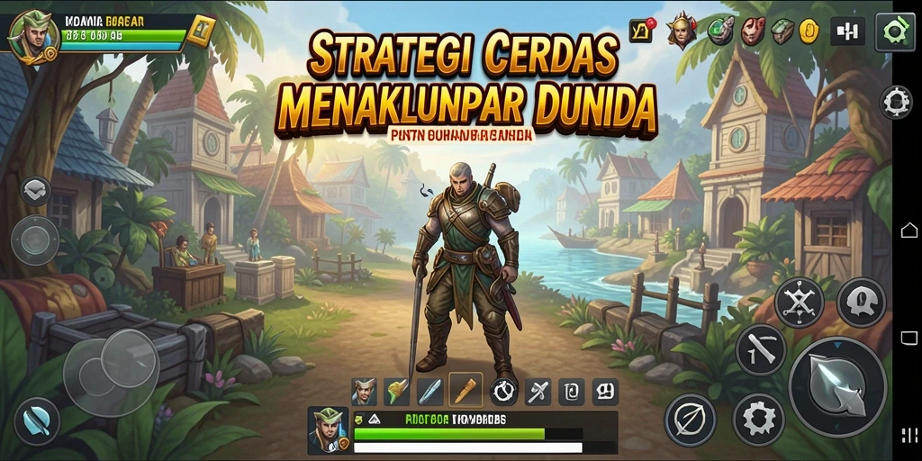 Tampilan gameplay strategis V21 yang mendebarkan dan mengasyikkan.